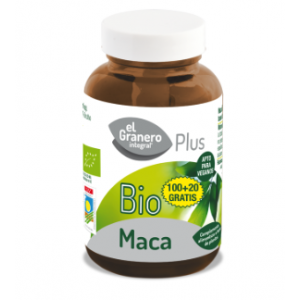 MACA BIO Plus, 100 + 20 CAP 560 mg, El Granero Integral